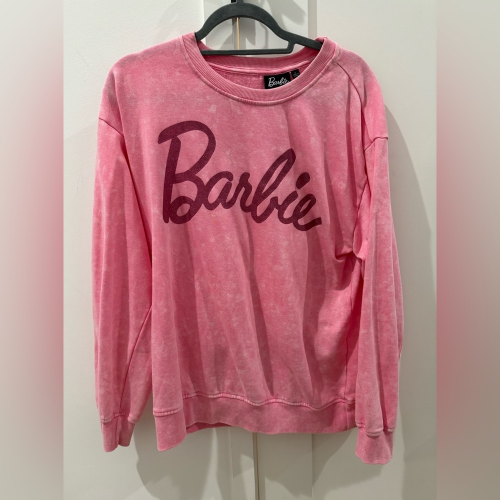 Barbie Large Pink Soft Sweatshirt. 🌸💕